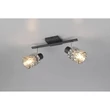 Plafoniera Trio JACK  metal, sticla, negru, fumuriu, E27 - R86422032