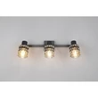 Plafoniera Trio JACK  metal, sticla, negru, fumuriu, E27 - R86423032