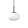 Pendul Zuma Omi metal,sticla,negru,alb,G9 - ZU-1182