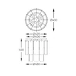 Plafoniera Zuma Nira metal,sticla,auriu,transparent,E14 - ZU-MX3523-8M-EGN