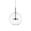 Pendul Zuma Enceladus metal,sticla,crom,transparent,LED,3000K,5W,500Lm - ZU-P0428-01J-F4AC