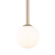 Pendul Zuma Arcturus metal,sticla,auriu,opal,G9 - ZU-P0574-01F-F7AA