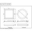 Plafoniera Lucide TENDO-LED aluminiu alb LED IP20 - 07105/18/31