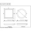 Plafoniera Lucide TENDO-LED aluminiu alb LED IP20 - 07106/18/31