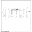 Pendul Lucide FIX MULTIPLE silicon negru E27 IP20 - 08408/10/30