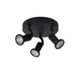 Plafoniera tip spot Lucide JASTER-LED metal negru GU10-LED IP20 - 11903/15/30