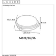 HUBLOT-LED - Lucide-14812/26/36 - Plafoniera exterior