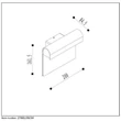 Aplica de perete Lucide THESI LED aluminiu negru LED IP54 - 27881/06/30