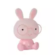 Veioza copii Lucide DODO Rabbit plastic roz LED IP20 - 71591/03/66