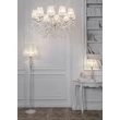 Lampadar Maytoni GRACE organza alb 1x E14 - ARM247-11-G