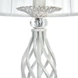 Lampadar Maytoni GRACE organza alb 1x E14 - ARM247-11-G