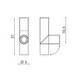 SANTOS LED - AZzardo - AZ-LM-9012-BK - Plafoniera