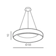 SOVANA LED - AZzardo - AZ-2727 - Pendul