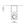 NANO SQUARE LED - AZzardo - AZ-2787 - Plafoniera