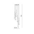 BRINA LED - AZzardo - AZ-LP9003-6BL - Pendul