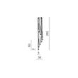 STYLO - AZzardo - AZ-MD1220A-8BL - Pendul