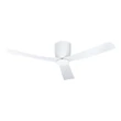 Ventilator Eglo LERICI, LED integrat inclus, IP20, baza din otel alb mat, abajur acril laptos | Eglo-35087