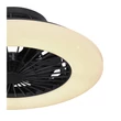 Ventilator Globo TRAVO metal negru LED IP20 - 03628B