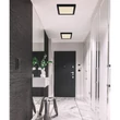 Plafoniera Globo LASSE plastic negru LED IP20 - 12380-18B