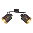 Spot Globo TUNNO metal negru E14-LED IP20 - 15342-2