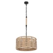 Pendul Globo HALIA metal negru mat E27 IP20 - 15679H1