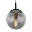 Pendul Globo JOEL metal negru mat E27 IP20 - 1583S