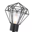 Aplica exterior Globo HORACE otel inoxidabil negru E27-LED IP44 - 31355W