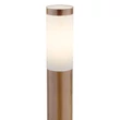 Stalp exterior Globo BOSTON otel inoxidabil aspect lemn E27 IP44 - 3159W