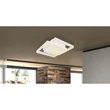 Plafoniera Globo SQUARES metal alb LED IP20 - 67225-24FSH