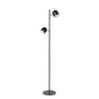 Lampadar Lucide SKANSKA stil modern metal negru forma rotund LED IP20 - 03703/10/30