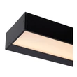 Aplica de perete pentru baie Lucide ALEXA, negru, LED 8W, 3000K, IP44 - 04210/08/30