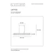 Pendul Lucide LATTICE otel negru E27 IP20 - 05332/02/30