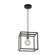 Pendul Lucide ARTHUR stil modern metal negru cuper forma unghiular E27 IP20 - 08424/01/30