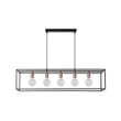 Pendul Lucide ARTHUR stil modern metal negru cuper forma dreptunghi E27 IP20 - 08424/05/30