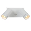 Aplica exterior cu senzor de miscare Lucide TAYLOR aluminiu alb GU10 IP54 - 09831/02/31