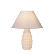 Veioza Lucide ARCADIA portelan alb E27 IP20 - 13538/81/31