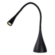 Veioza Lucide ZOZY plastic negru LED IP20 - 18656/03/30