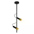 Plafoniera Lucide DUELE metal negru auriu mat-alama LED IP20 - 20120/10/30