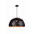Pendul Lucide OTONA stil modern metal negru forma rotund E27 IP20 - 21409/60/30