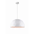 Pendul Lucide OTONA stil modern metal alb forma rotund E27 IP20 - 21409/60/31