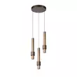 Pendul Lucide MARGARY aluminiu cafea auriu mat-alama LED IP20 - 24402/15/96