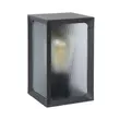Aplica de perete Lucide CAGE sticla antracit opal E27-LED IP44 - 27804/01/29