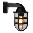 Aplica de perete Lucide LEWIS plastic negru E27 IP44 - 29899/01/30