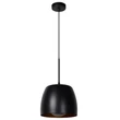 Pendul Lucide NOLAN metal negru auriu mat-alama E27 IP20 - 30488/01/30