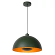 Pendul Lucide SIEMON stil modern otel verde auriu mat-alama forma semicircular E27 IP20 - 45496/01/33