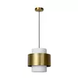 Pendul Lucide FIRMIN sticla auriu mat-alama opal E27 IP20 - 45497/30/02