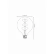 Bec filament dimabil Lucide E27-LED 5W 230lm 2200K 360° - 49062/05/65
