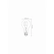 Bec filament dimabil Lucide E27-LED 5W 230lm 2200K 360° - 49065/05/65