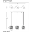 Pendul Lucide ERYN sticla crom E27 IP20 - 70483/03/11