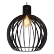 Pendul Lucide MIKAELA metal negru E27 IP20 - 73400/32/30